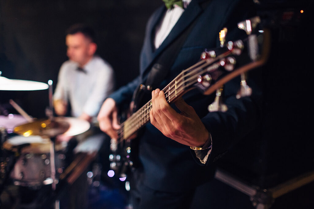 music band performing