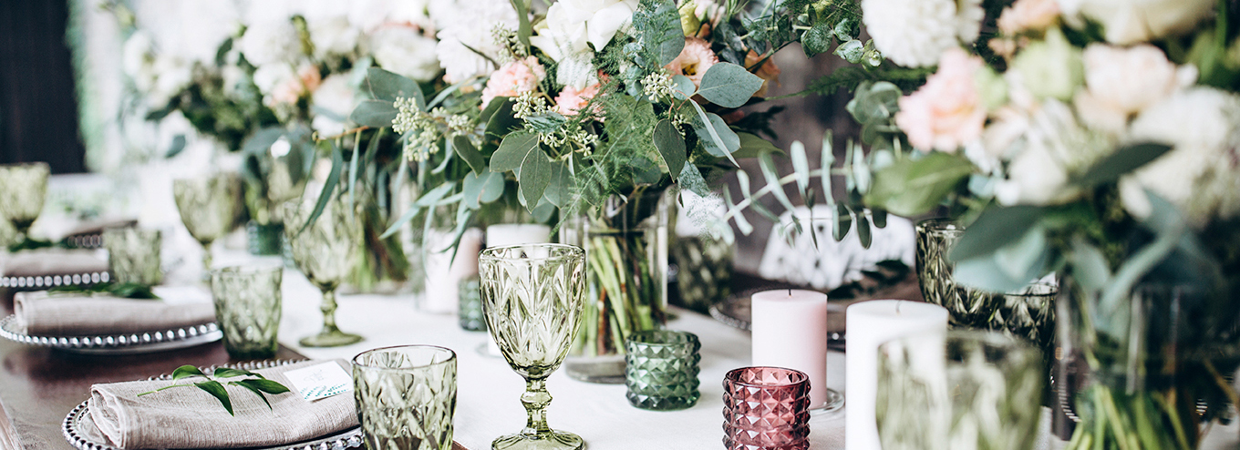 wedding table decorations